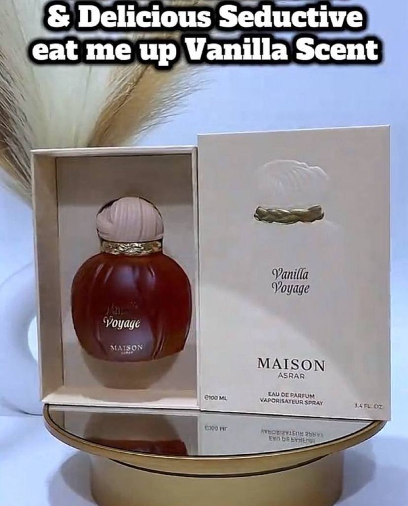 Maison Asrar Vanilla voyage EDP 100ml unique fragrance 