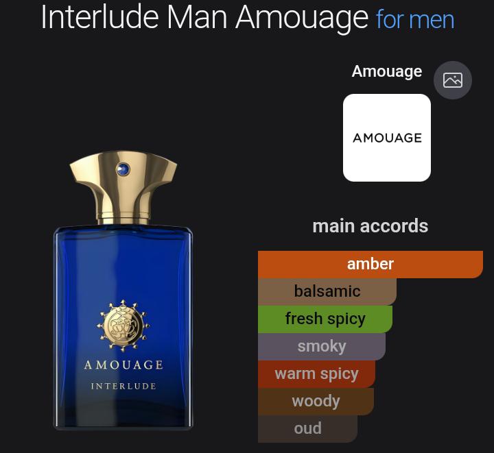DESIGNER PERFUME OIL VERSION of Interlude Man Amouage