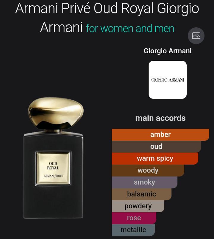 DESIGNER PERFUME OIL VERSION of Armani Oud Royal 