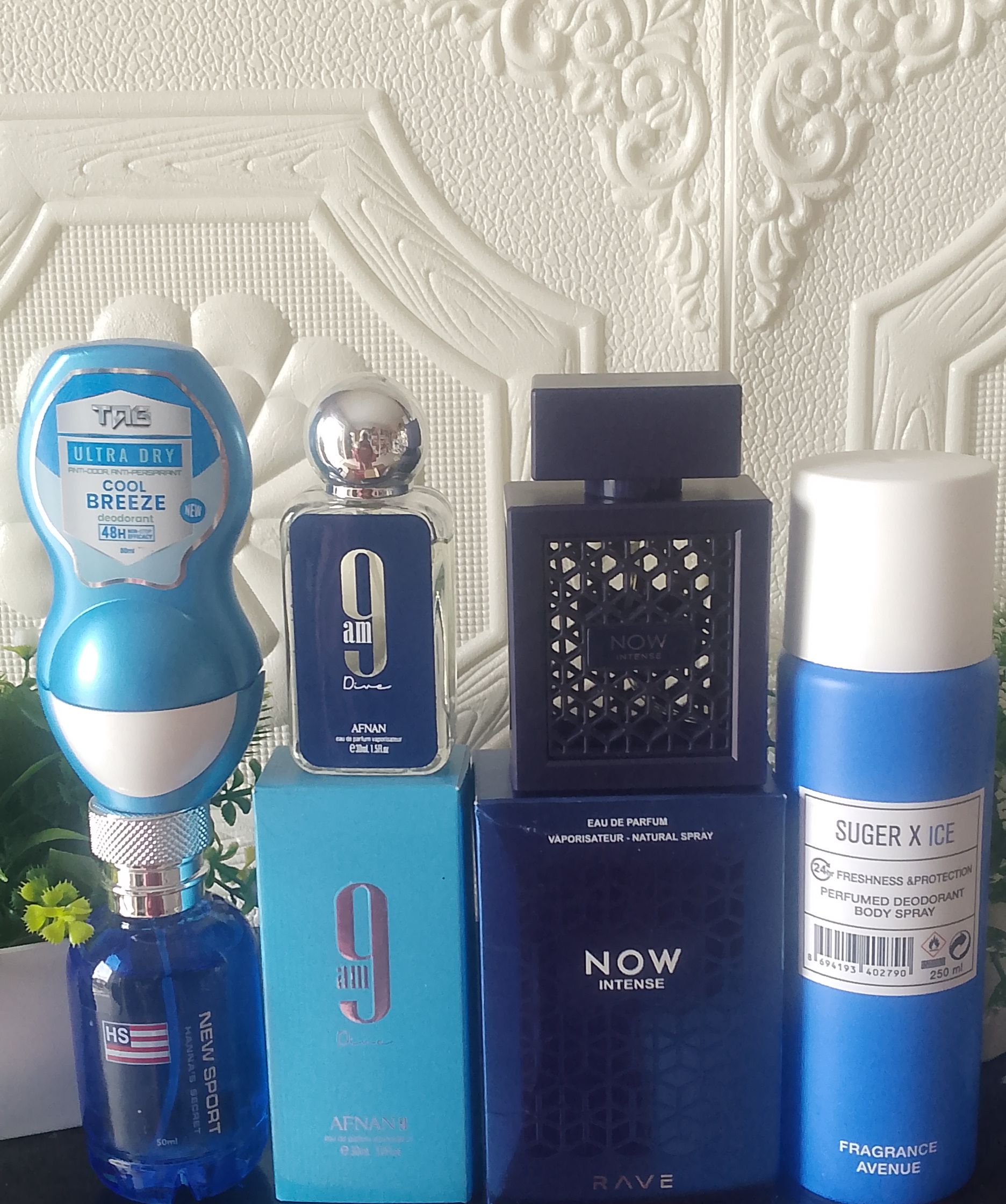 Perfume combo J028 (5in1 blue combo)