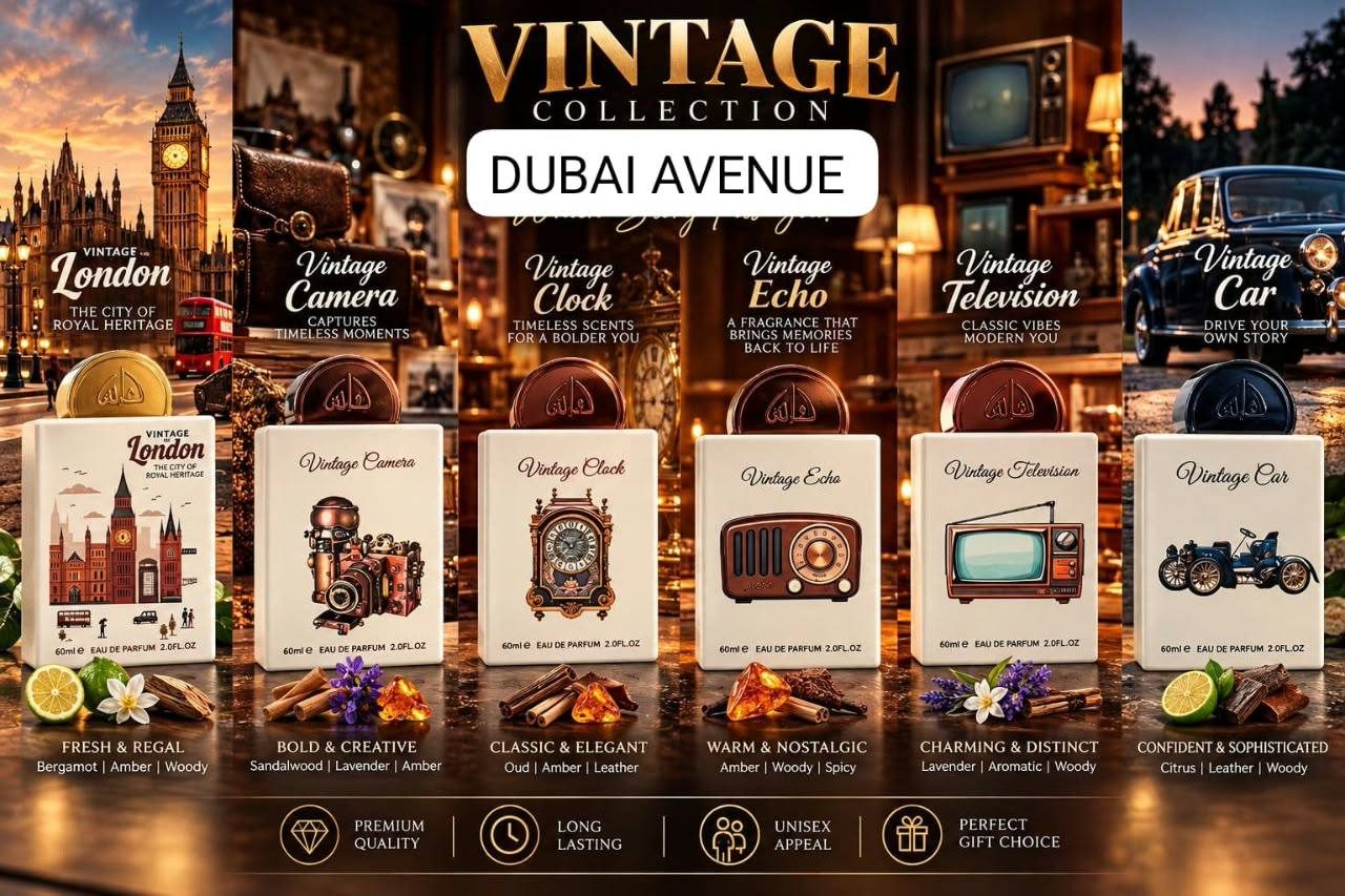 Dubai scent vintage collection perfume 50ml