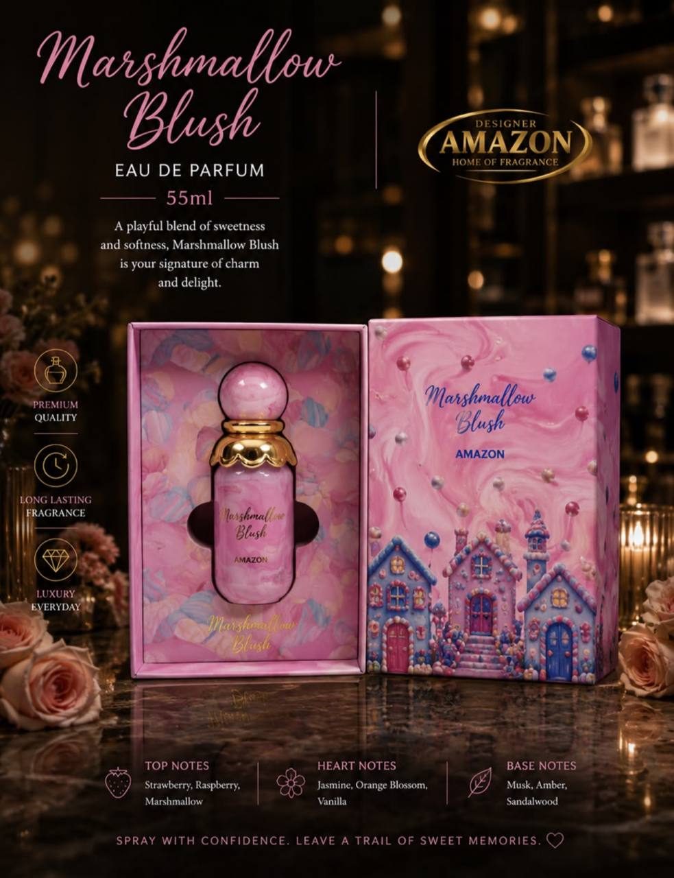 Amazon marshmallow Blush Perfume 55ml