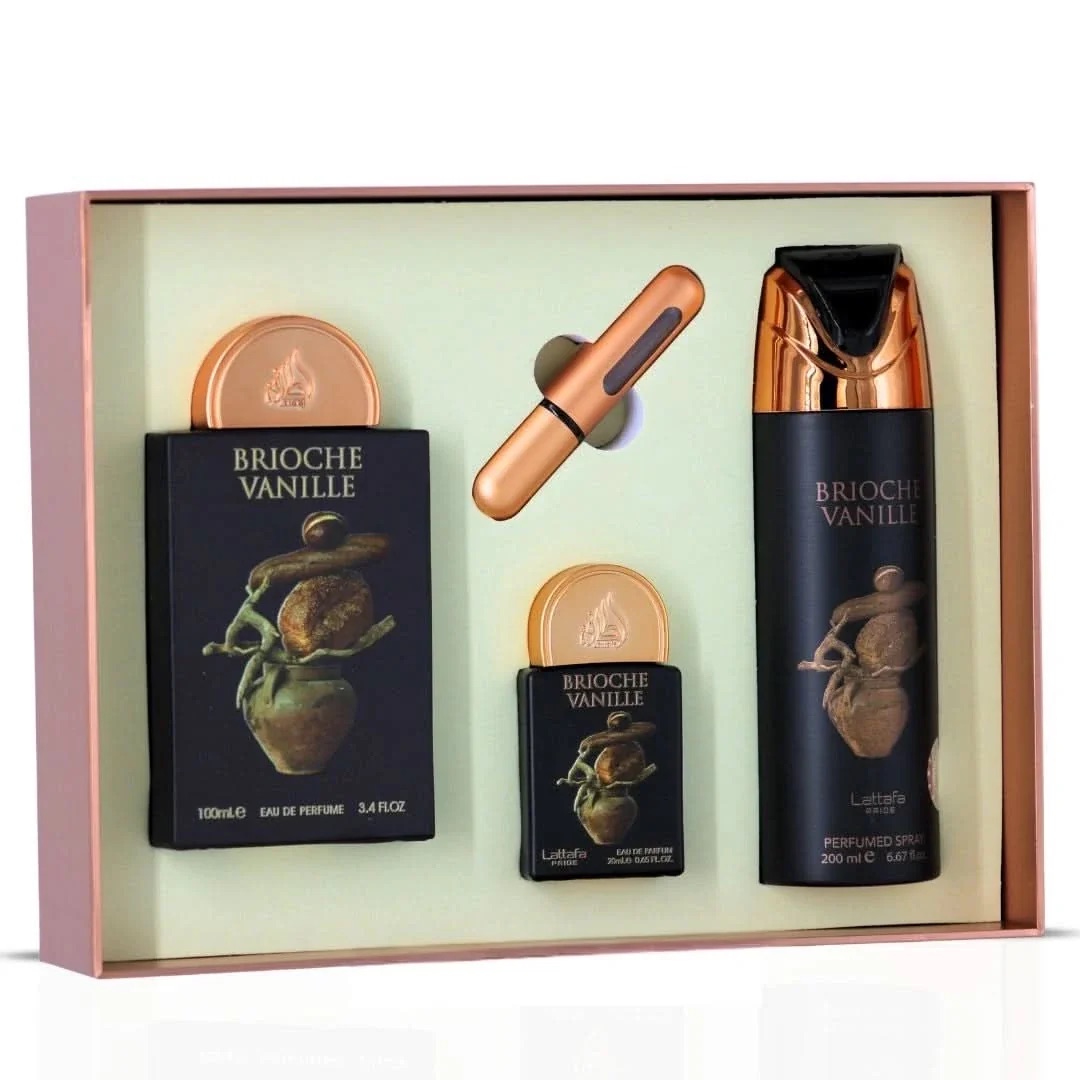 Lattafa pride Brioche vanilla 3in1 Gift set