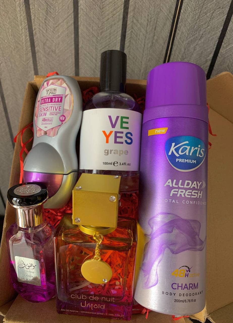 The Amour perfume Gift box (5in1 FULL SET)