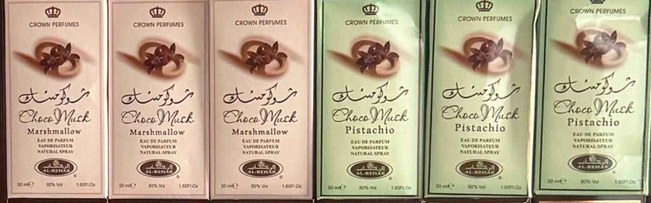 Al-Rehab Choco Musk Marshmallow & Pistachio EDP 50ml